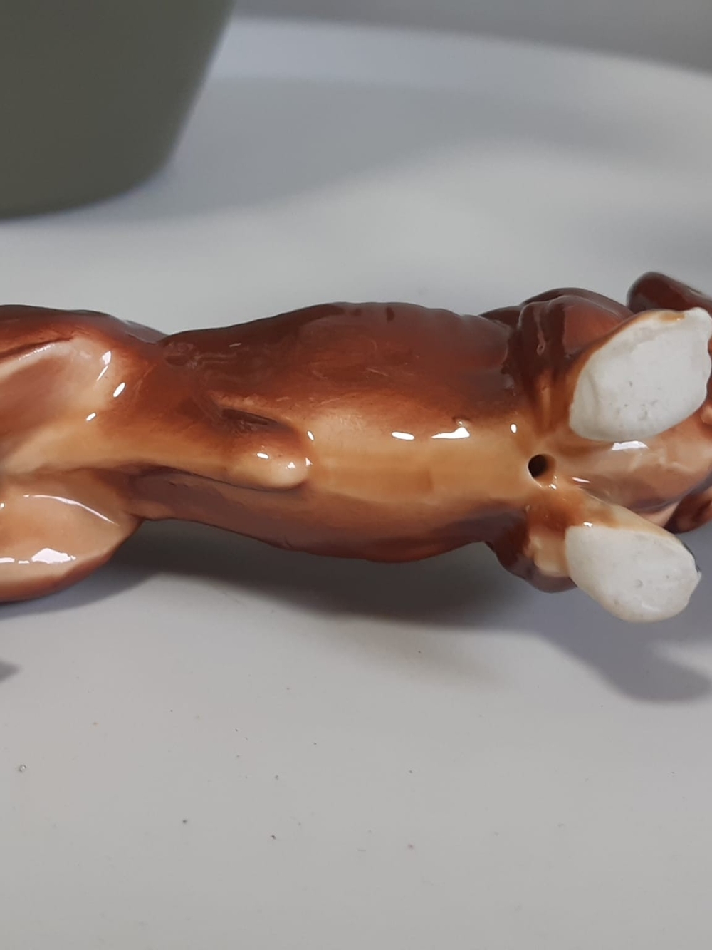 Brown Dachshund Ceramic Figurine - Pets Dog Decor - Picture 4 of 7